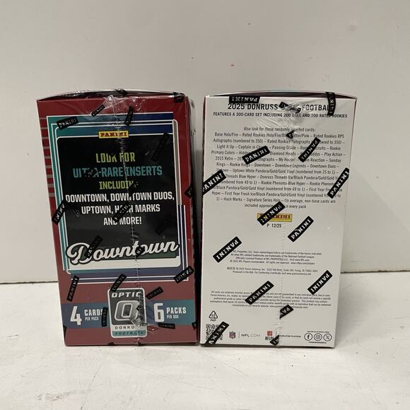 2025 Panini Donruss Optic Football Blaster Boxes Pink Lot Of 2 Factory Sealed - Picture 2 of 2